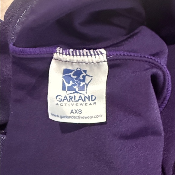 Garland AS Leotard purple sparkle color EUC - Picture 3 of 3